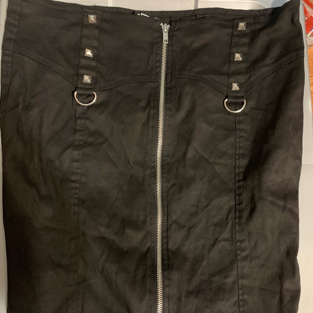 Lip Service Goth pencil skirt